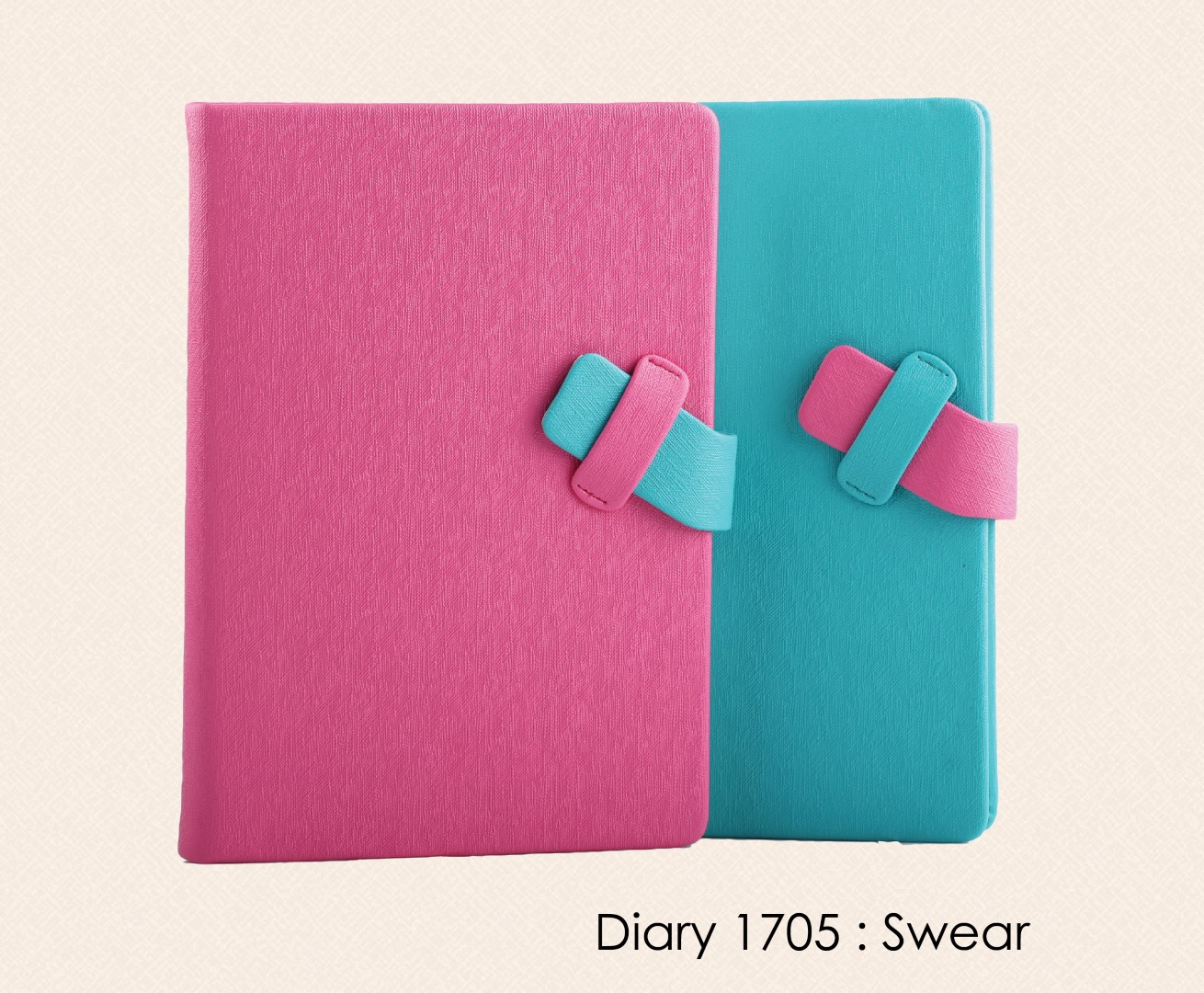สมุดโน๊ต ไดอารี่ ปกหนัง Notebook Diary : DA 1705 Swear