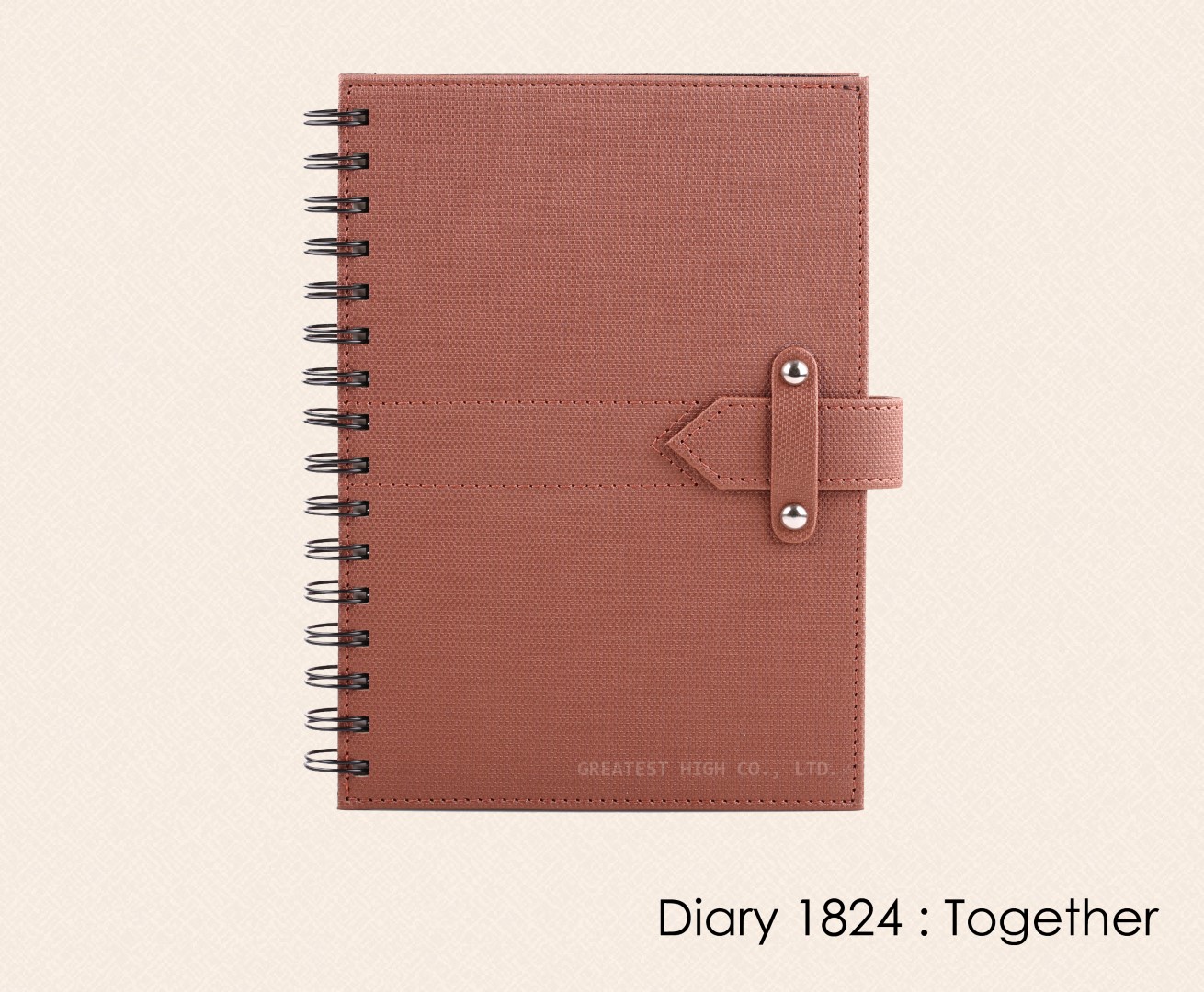 สมุดโน๊ต ไดอารี่ ปกหนัง Notebook Diary : DA 1824 Together