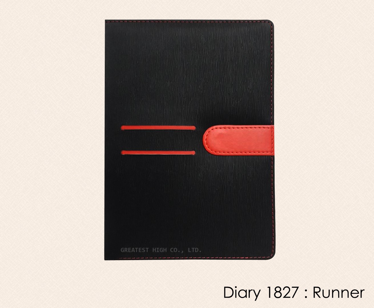 สมุดโน๊ต ไดอารี่ ปกหนัง Notebook Diary : DA 1827 Runner