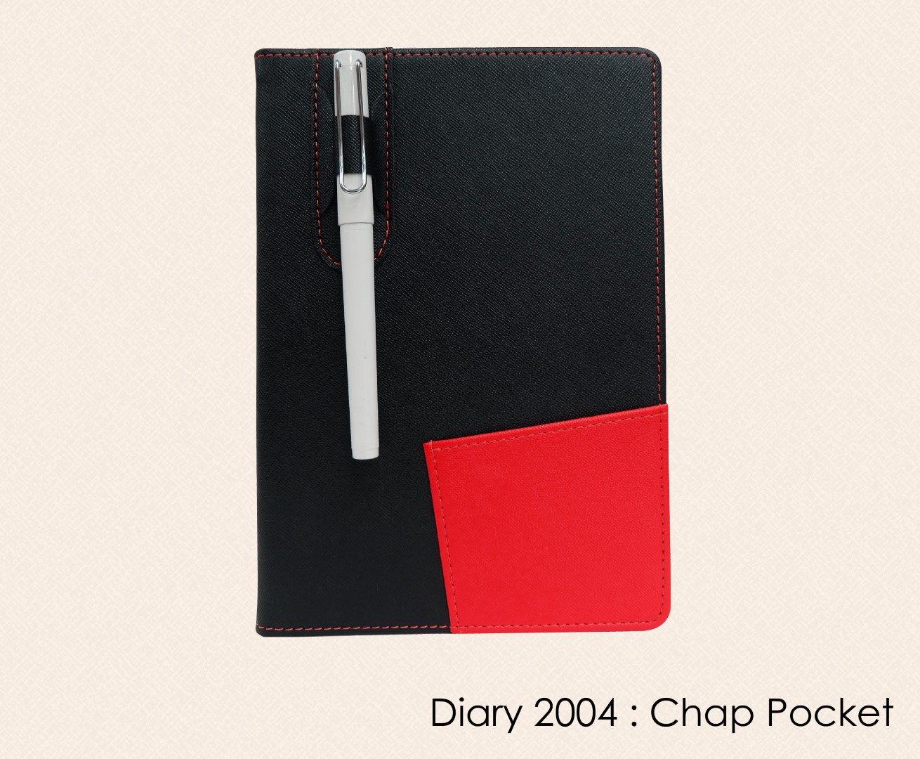 สมุดโน๊ต ไดอารี่ ปกหนัง Notebook Diary : DA 2004 chap pocket 