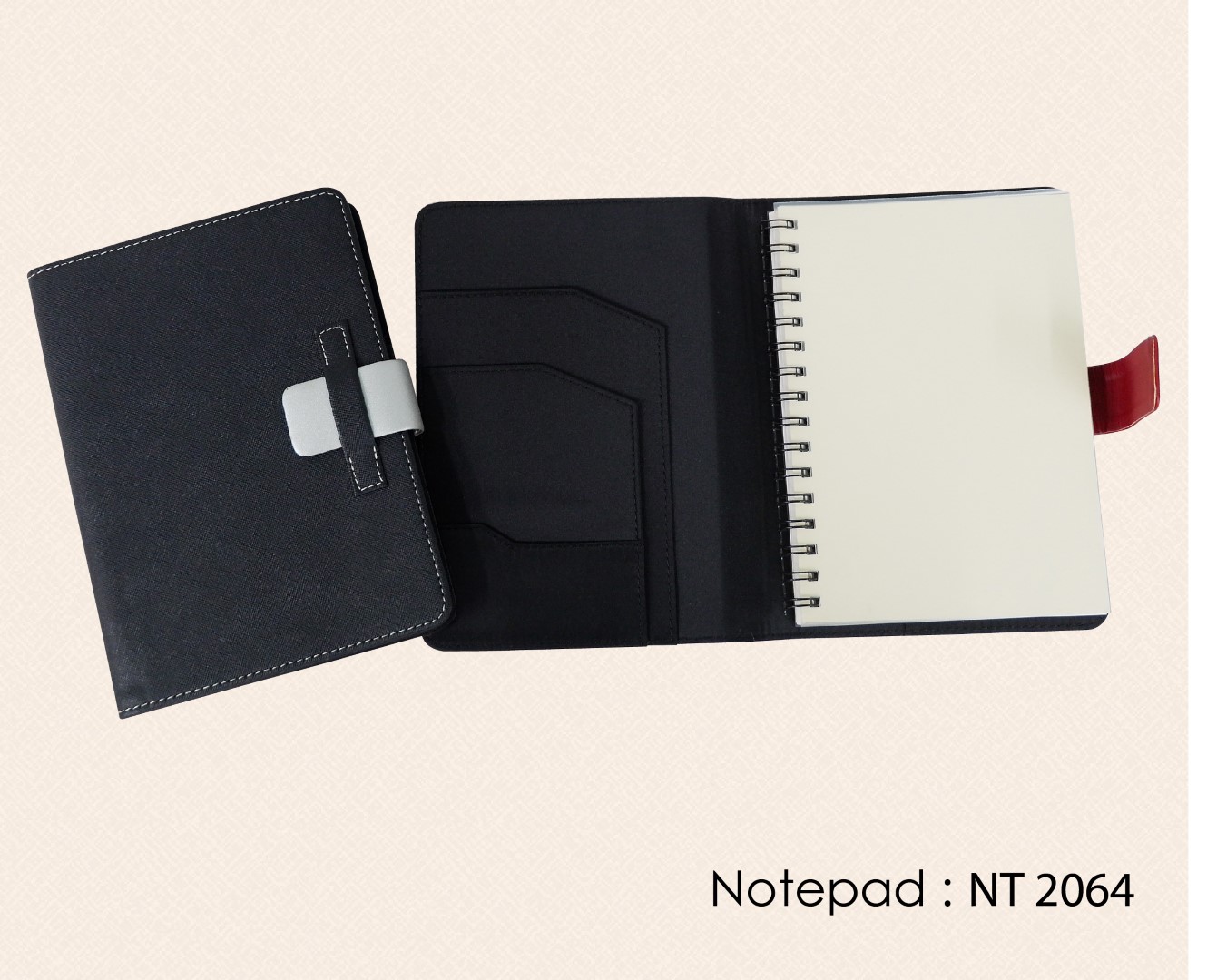 สมุดโน๊ต สมุดปกสอด ปกหนัง Notebook Notepad : NT 2064