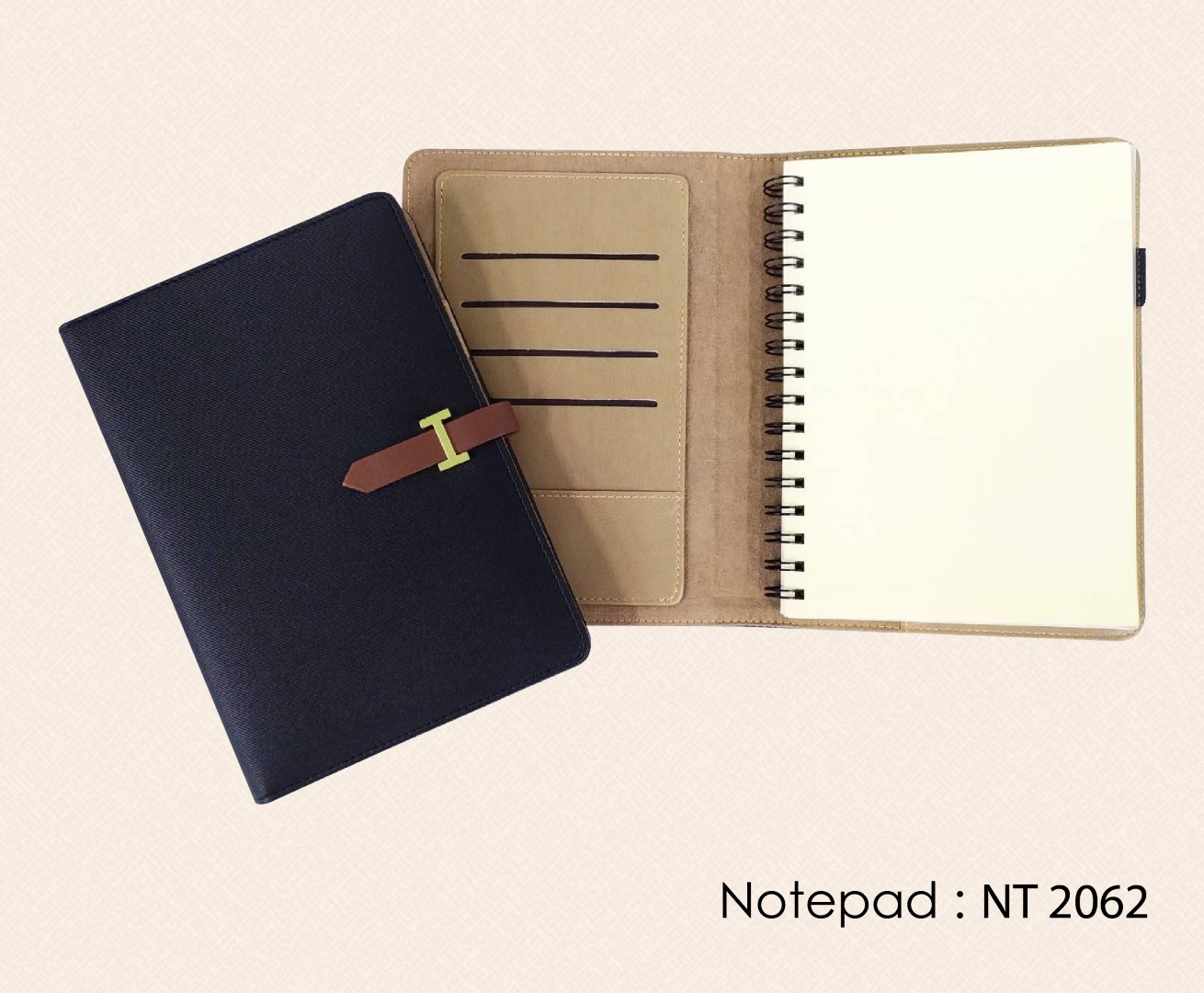สมุดโน๊ต สมุดปกสอด ปกหนัง Notebook Notepad : NT 2062